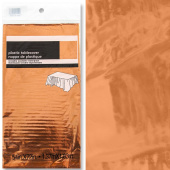 Скатерть ПЭТ однотонная 137х183см фольга Розовое Золото металлик