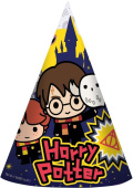 Колпаки бумага Гарри Поттер Чиби Harry Potter Chibi уп6