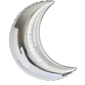 Шар фольга Месяц 32'' 81см Серебро Silver AG