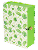 Коробка книга Листья 13,5х20х6см