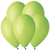 Шар латекс 13"/Gm G120/11 пастель Светло-зеленый Light Green (50шт)