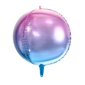 Шар Сфера 3D Bubble Бабблс 16" омбре Фиолетовая голубая Violet Blue 40см PD Шар Сфера 3D Bubble Бабблс 16" омбре Фиолетовая голубая Violet Blue 40см PD