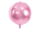 Шар Сфера 3D Bubble Бабблс 16" металлик Розовая Light Pink 40см PD Шар Сфера 3D Bubble Бабблс 16" металлик Розовая Light Pink 40см PD