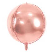 Шар Сфера 3D Bubble Бабблс 16" металлик Розовое золото Rose Go 40см PD Шар Сфера 3D Bubble Бабблс 16" металлик Розовое золото Rose Go 40см PD