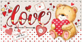 конверт для денег Love