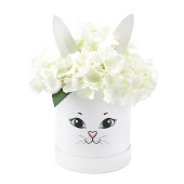 Коробка цилиндр с топпером Зайчик с ушками 15х15х16 11,5х11,5х14см набор 2 в1 Коробка цилиндр с топпером Зайчик с ушками 15х15х16 11,5х11,5х14см набор 2 в1