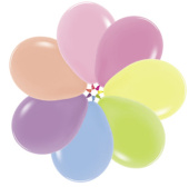 Шар латекс 12''/Sp неон 200 Ассорти Assorted (100шт)