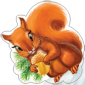 Украшение на скотче Белка (20шт)