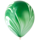 Шар латекс 12"/ВЗ Мрамор Зеленый Green (25шт)