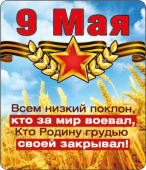 Магнит виниловый 9 Мая