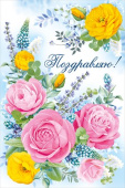 открытка Поздравляю