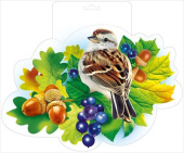 Плакат А4 Воробей (10шт)