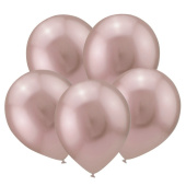Шар латекс 5"/ВП хром Зеркальные шары Розовое золото Mirror Rose Gold 50шт Шар латекс 5"/ВП хром Зеркальные шары Розовое золото Mirror Rose Gold 50шт