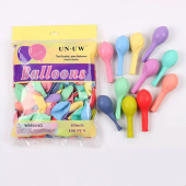 Шар латекс 10"/КА пастель UN-UW Ассорти (100шт)