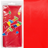 Скатерть ПЭТ 120х220см однотонная Красный