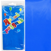 Скатерть ПЭТ 120х220см однотонная Синий