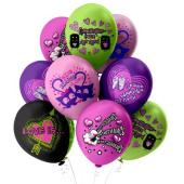 Шар латекс 12"/БК Романтика Love is 1ст 2цв (25шт)