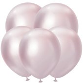 Шар латекс 5"/ВС хром Зеркальные шары Розовый лайт Mirror Pink Gold 50шт Шар латекс 5"/ВС хром Зеркальные шары Розовый лайт Mirror Pink Gold 50шт