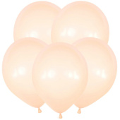 Шар латекс 5''/ВС пастель Телесный Blush 100шт