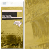 Скатерть ПЭТ 137х183см однотонная Золото металлик