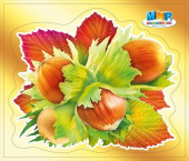 Наклейка А6 Орехи (10шт)