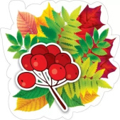 Украшение на скотче Букет с рябиной