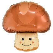 Шар фольга фигура Гриб Боровик 26" 55х65см ВС