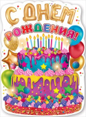 Плакат С Днем Рождения!