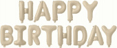Шар фольга Буквы надпись Happy Birthday 16" 41см Happy Birthday Карамель Шар фольга Буквы надпись Happy Birthday 16" 41см Happy Birthday Карамель