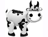 Шар фольга фигура AIR Корова черно-белая 24" 61см ВЗ