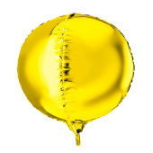 Шар Сфера 3D Bubble Бабблс 25" металлик Золото