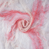 Украшение декор Истлевшая ткань - сетка для Хэллоуина Белый с кровью 76х183см 1шт