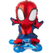 Шар фольга на подставке AIR Человек-Паук стоячий 22" 56см ВЗ
