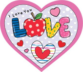 Открытка мини LOVE (20шт)