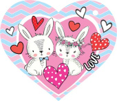 Открытка мини LOVE