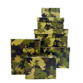 Коробка прямоугольник Камуфляж Милитари 12х6,5х4см 1 штука Коробка прямоугольник Камуфляж Милитари 12х6,5х4см 1 штука