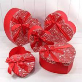 Коробка сердце Атласный бант Love Белый 1 штука 39х32,5х15см 7203904-5 Коробка сердце Атласный бант Love Белый 1 штука 39х32,5х15см 7203904-5