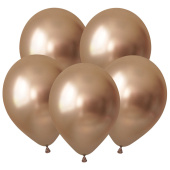 Шар латекс 12"/DC хром Золото Luster Gold 50шт