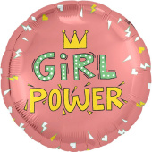 Шар фольга 18''/AG круг Girl Power 1шт