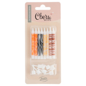 Свечи набор Сафари Ассорти 6см (уп8)