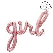 Шар фольга Буквы надпись Девочка Phrase Girl 42" 106 см
