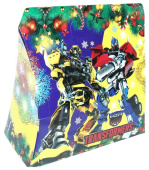 Коробка сборная большая сумка Трансформеры 24х25см
