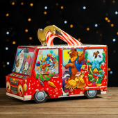 Коробка сборная Фургончик Карамель с анимацией 29х13х15см