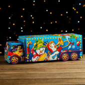 Коробка сборная Фанфары Фура с анимацией 11х11х36см