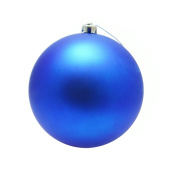 Игрушки на елку Шар 15см Синий матовый 1шт