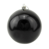 Игрушки на елку Шары 10см Черные (уп2)