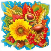 Украшение на скотче Осенняя ветка /МирП