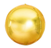 Шар фольга без рисунка 32'' 81смFL Сфера, Золото