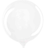 Шар баббл без рисунка 10" 25см/BOBO кристалл