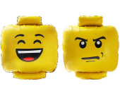 Шар фольга фигура Конструктор улыбка 27" 69см ВЗ (упак)